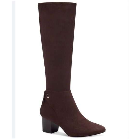 Charter Club | Jaccque Tall Stretch Boot in Chocolate Color, Size 7.5 - Picture 1 of 7